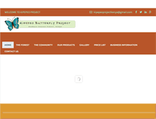 Tablet Screenshot of kipepeo.org