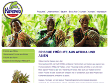 Tablet Screenshot of kipepeo.com